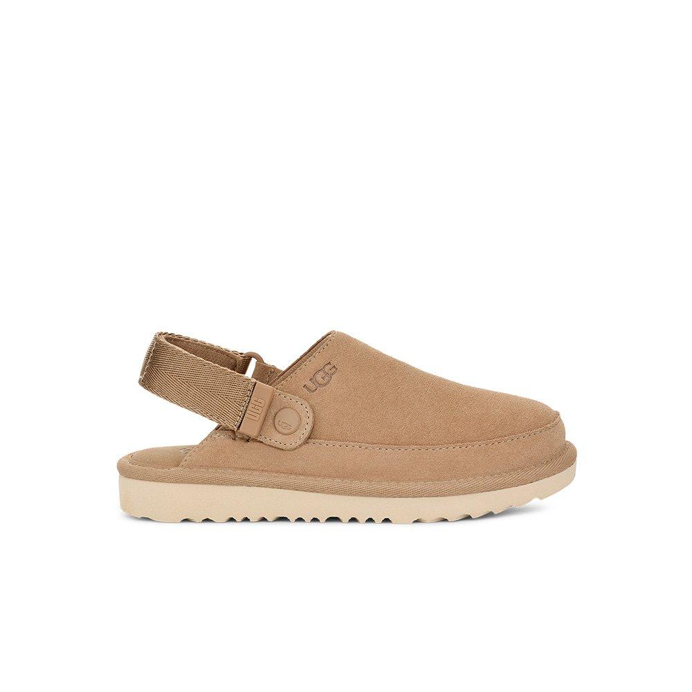 UGG Goldenstar Grade School Girls' Suede Clog - Sand